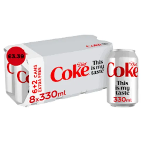 Diet Coke 8x330