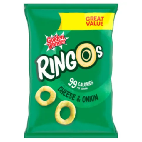 Golden Wonder Ringos Cheese & Onion 40g