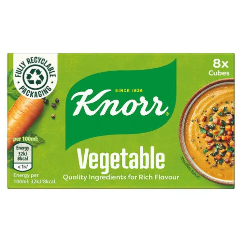 Knorr Stock Cubes Vegetable 8x 10 g